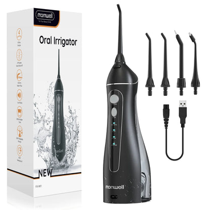 Pro Water Flosser — Cordless Portable Oral Irrigator, 3 Modes, Rechargeable
